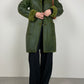 Green shearling jacket