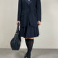 Blazer smoking in lana e seta Made in Italy