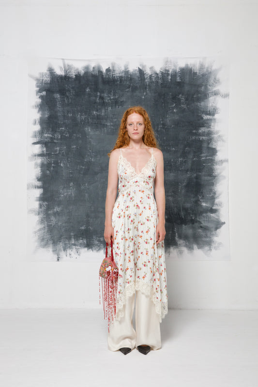 Abito Ermanno Scervino a fiori con pizzo