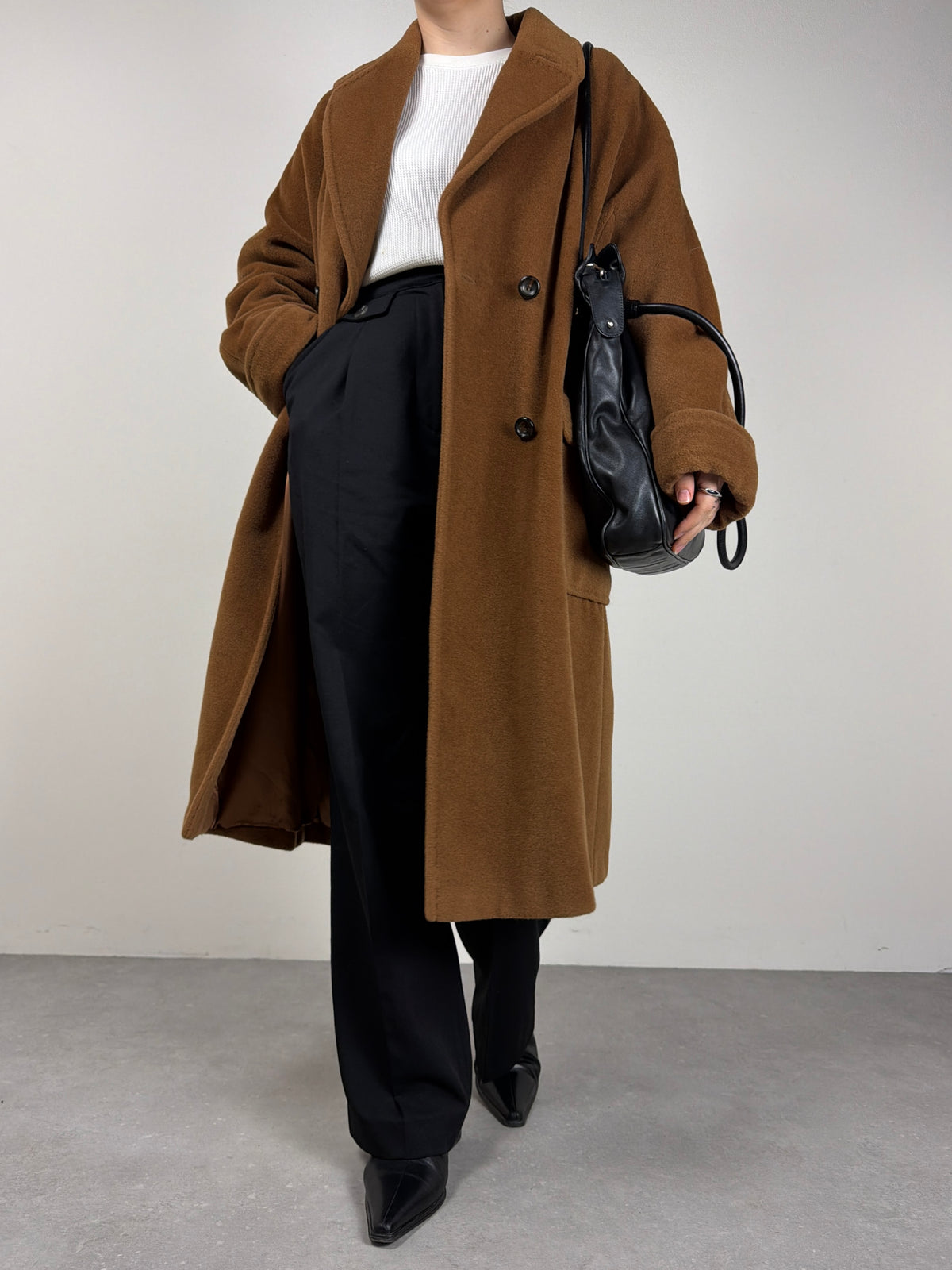 Cappotto vintage Made in Italy in pura lana