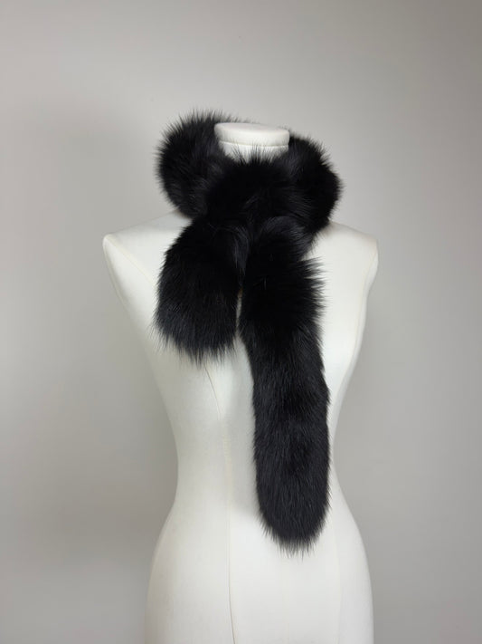 Sciarpa in pelliccia di volpe