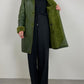 Green shearling jacket