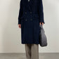 MANI by Giorgio Armani wool blue coat