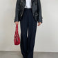 Chiodo vintage in vera pelle