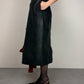 Gonna vintage in vera pelle stampa coccodrillo