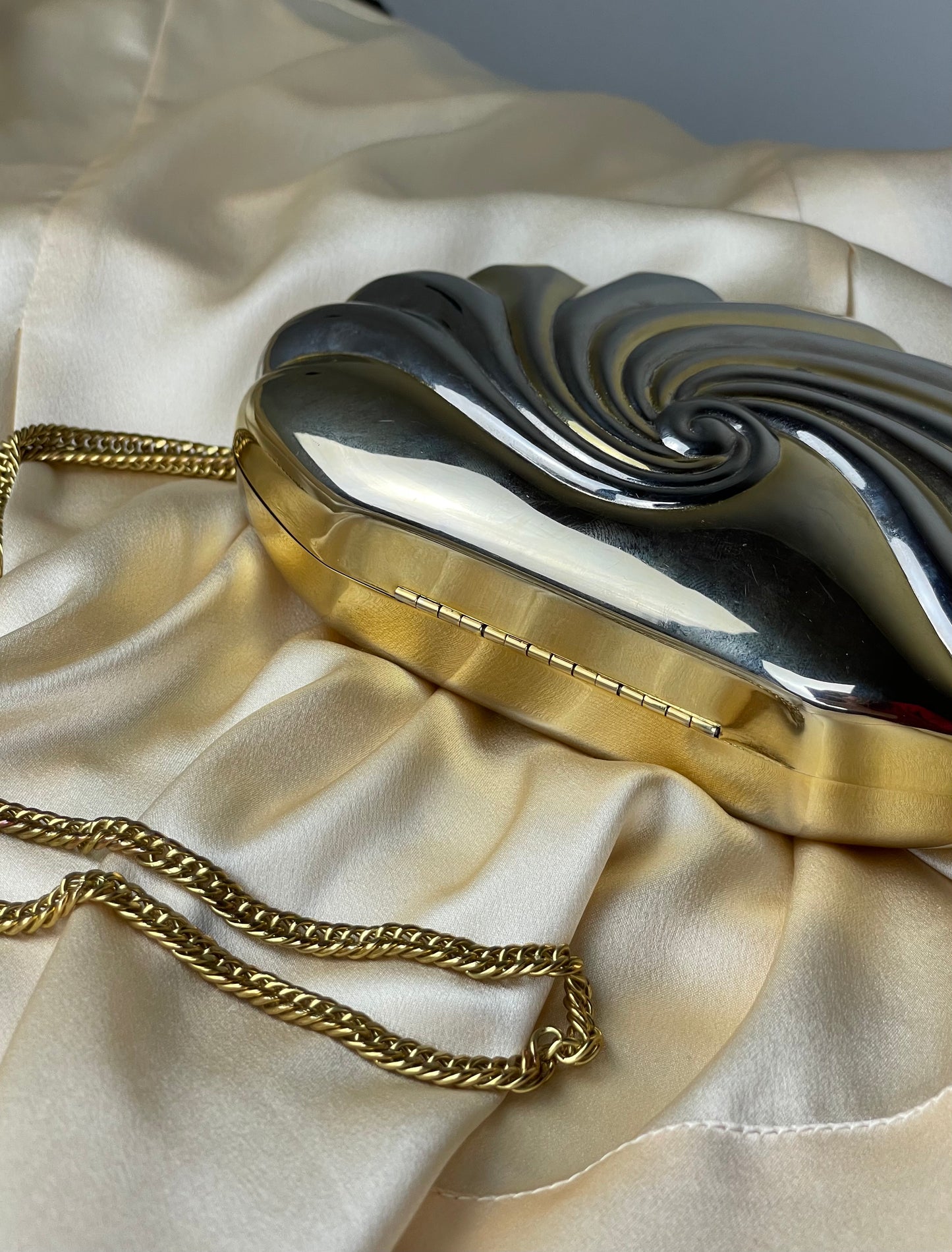 Vintage shell clutch