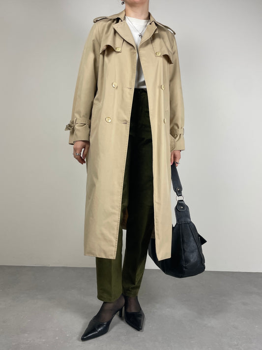 Trench vintage a doppiopetto