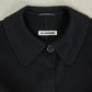 JIL Sander cappotto in drap di angora nero