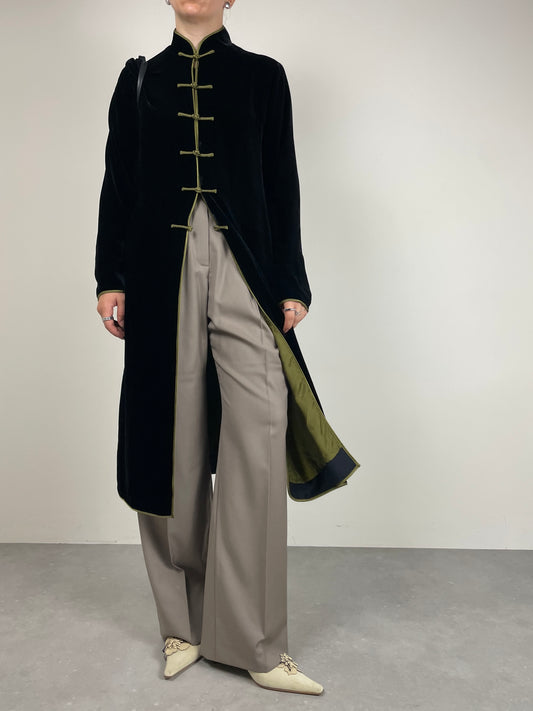 Soprabito vintage stile orientale in velluto
