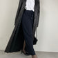 Trench lungo in vera pelle