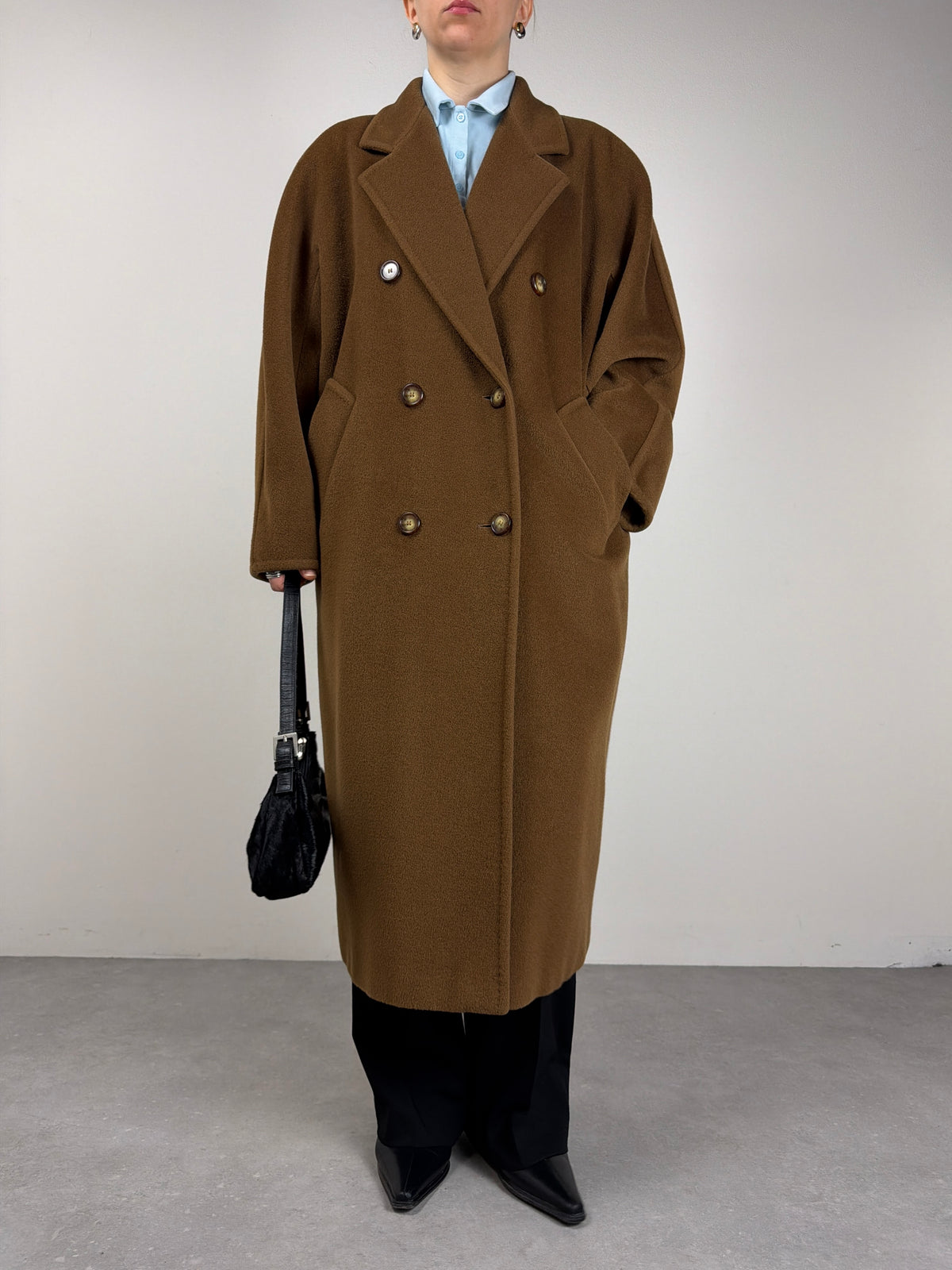 Max Mara icon 101801 cappotto marrone