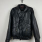 Bomber vintage in finta pelle