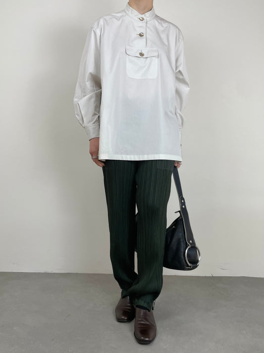 Camicia made in Japan con bottoni in madreperla