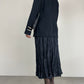 Giacca nera stile orientale con alamari bianchi