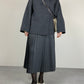MAX MARA giacca in drap di lana e angora doppiato