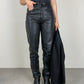 Black leather pants