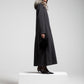 Cappotto in lana e cashmere con collo di volpe