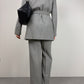 MAX MARA completo grigio in lana e viscosa