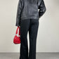 Chiodo vintage in vera pelle