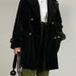 Giacca vintage in velluto marrone