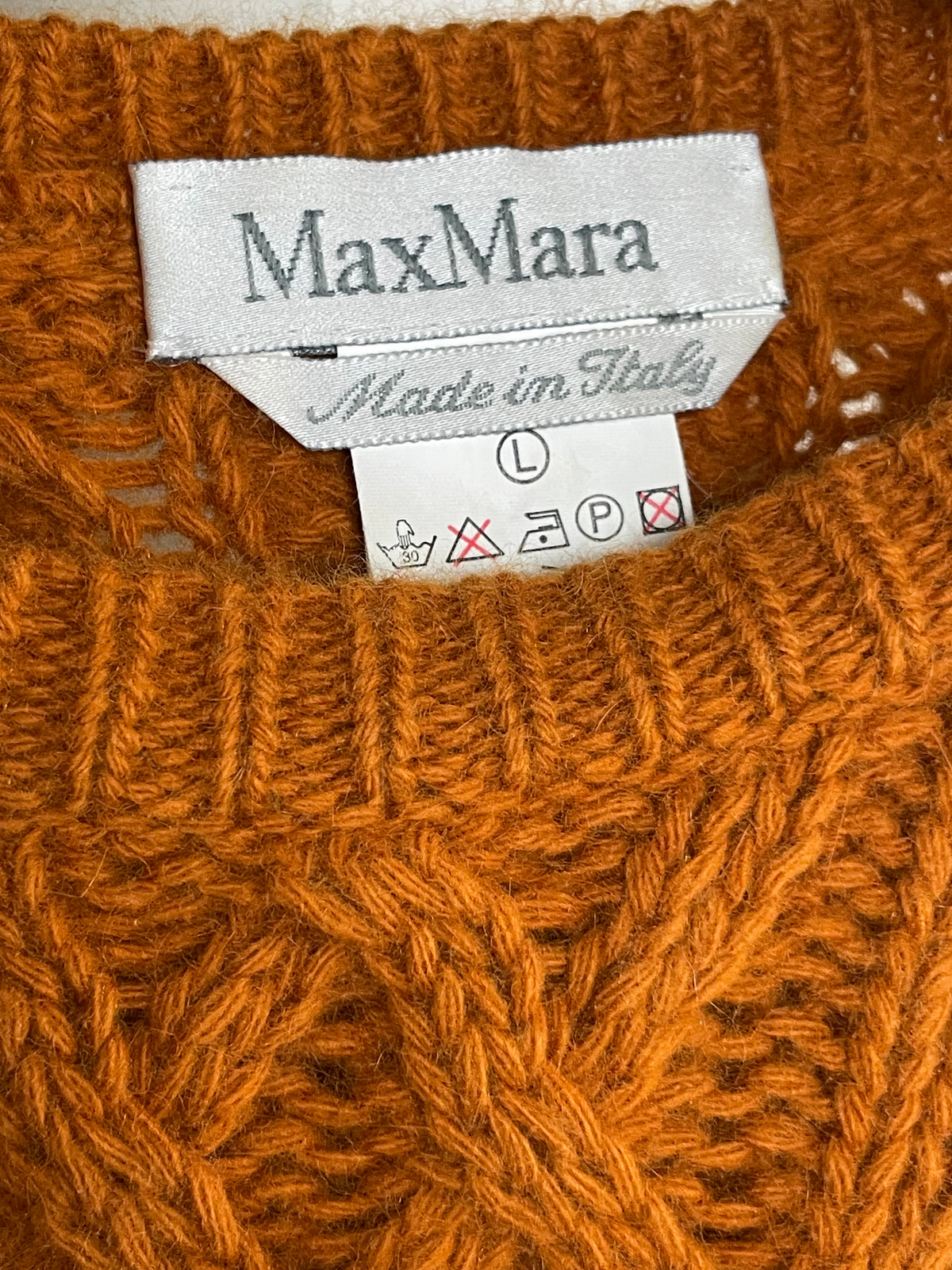 MAX MARA maglione in lana e angora