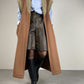 Cappotto vintage Cerruti in pura lana con maniche rimovibili