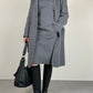 MAX MARA cappotto in drap di lana e angora doppiato