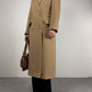 Cappotto in 100% cashmere a doppiopetto made in Italy