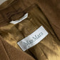 Max Mara 101801 tobacco coat