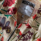 MOSCHINO giacca anni 90 a fantasia botanica