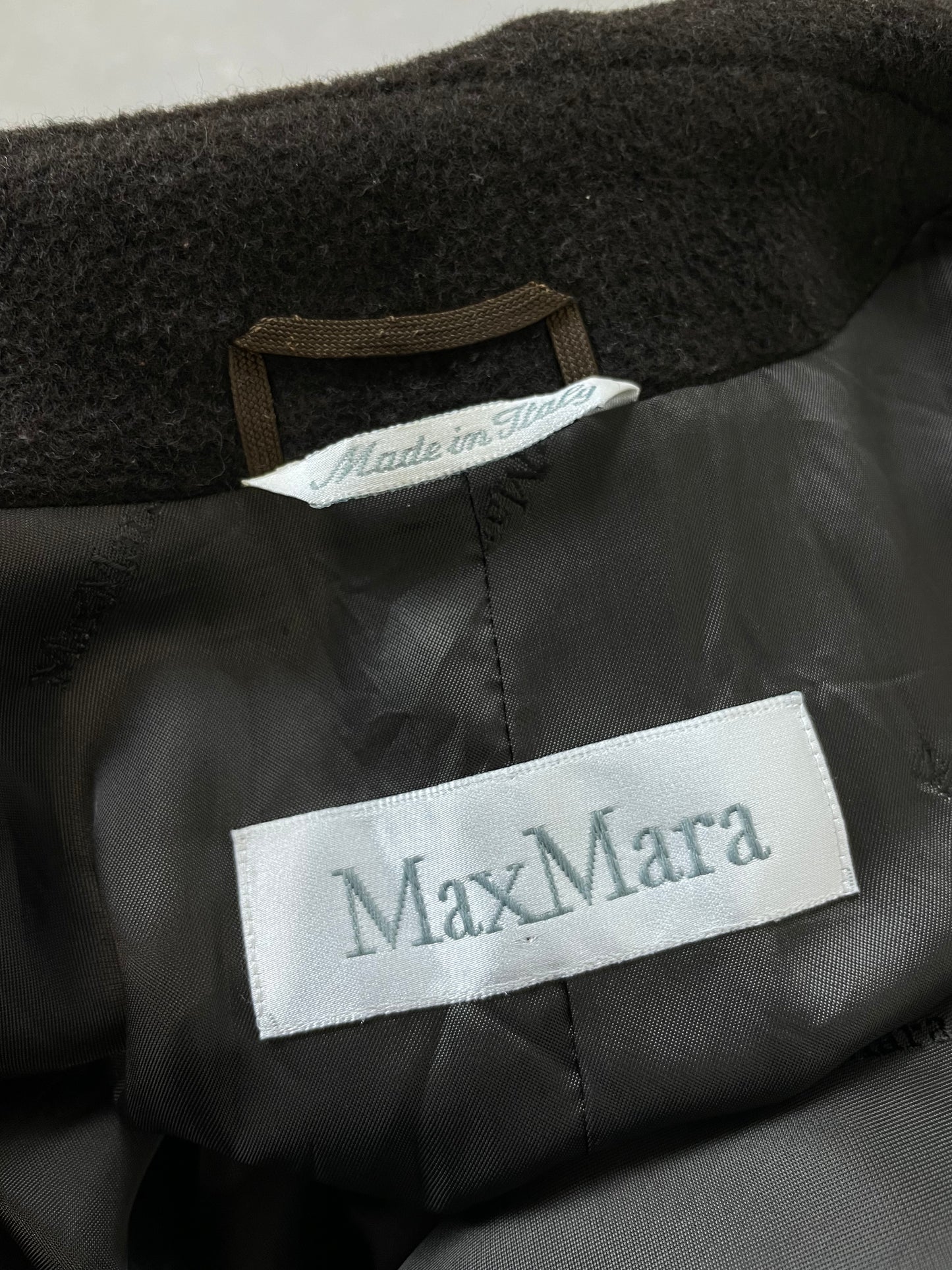 Max Mara brown long coat