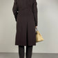 Cappotto a doppiopetto in lana e cashmere
