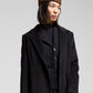 Cappotto in baby alpaca e lana superfine