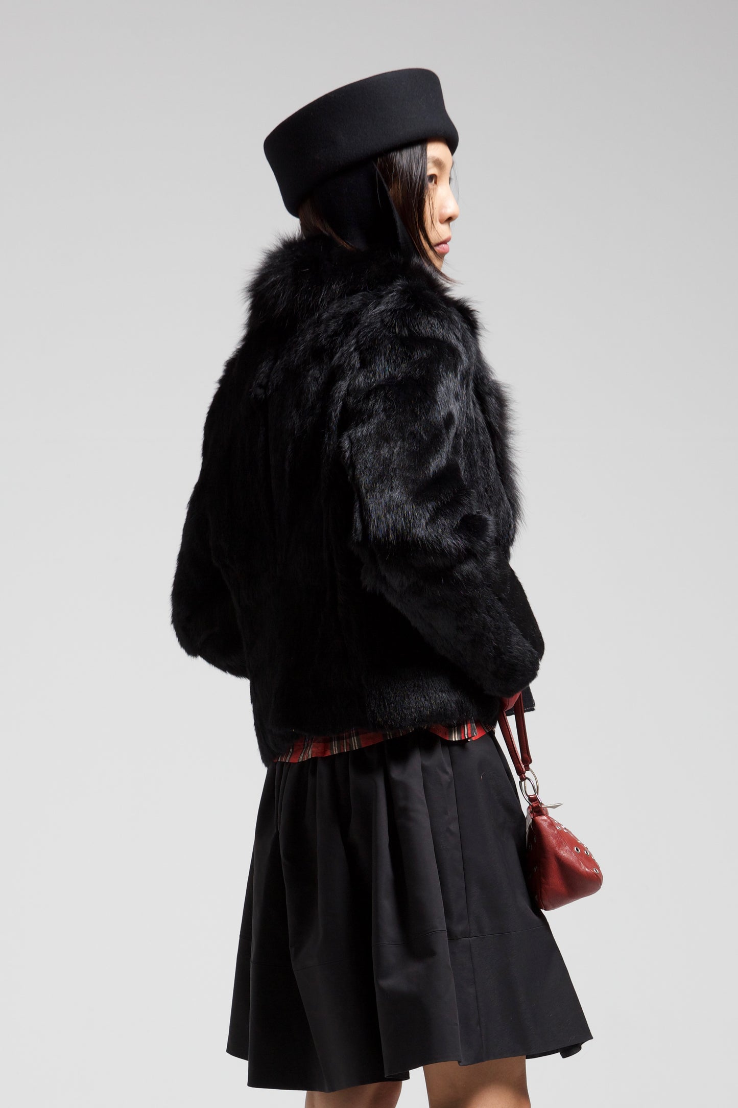 Pelliccia vintage in lapin