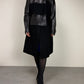 Cappotto Sportmax in vera pelle e lana
