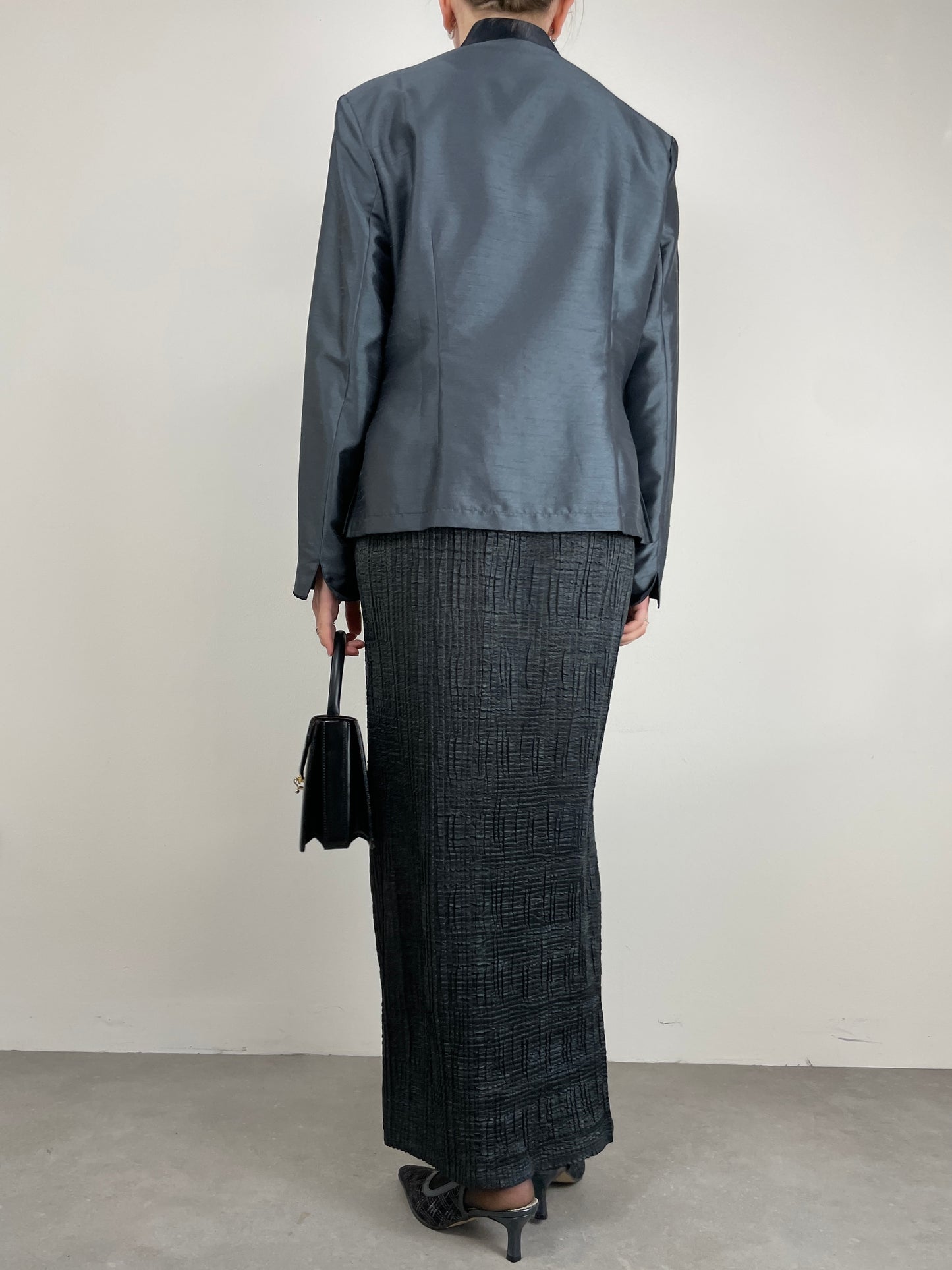 Giacca in shantung di seta