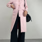 Cappottino in lana e cashmere dallo stile orientale