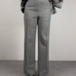MAX MARA completo grigio in lana e viscosa