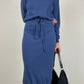 Abito in maglia di lana, cashmere e seta made in Italy, new old stock