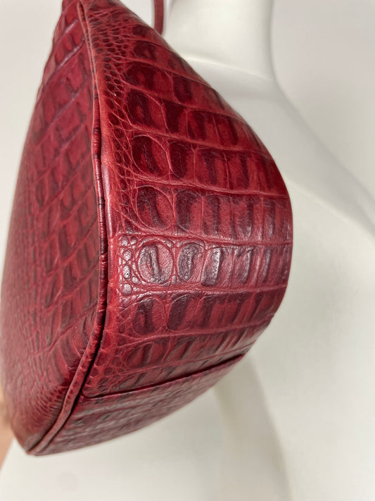 Borsa vera pelle effetto Cocco