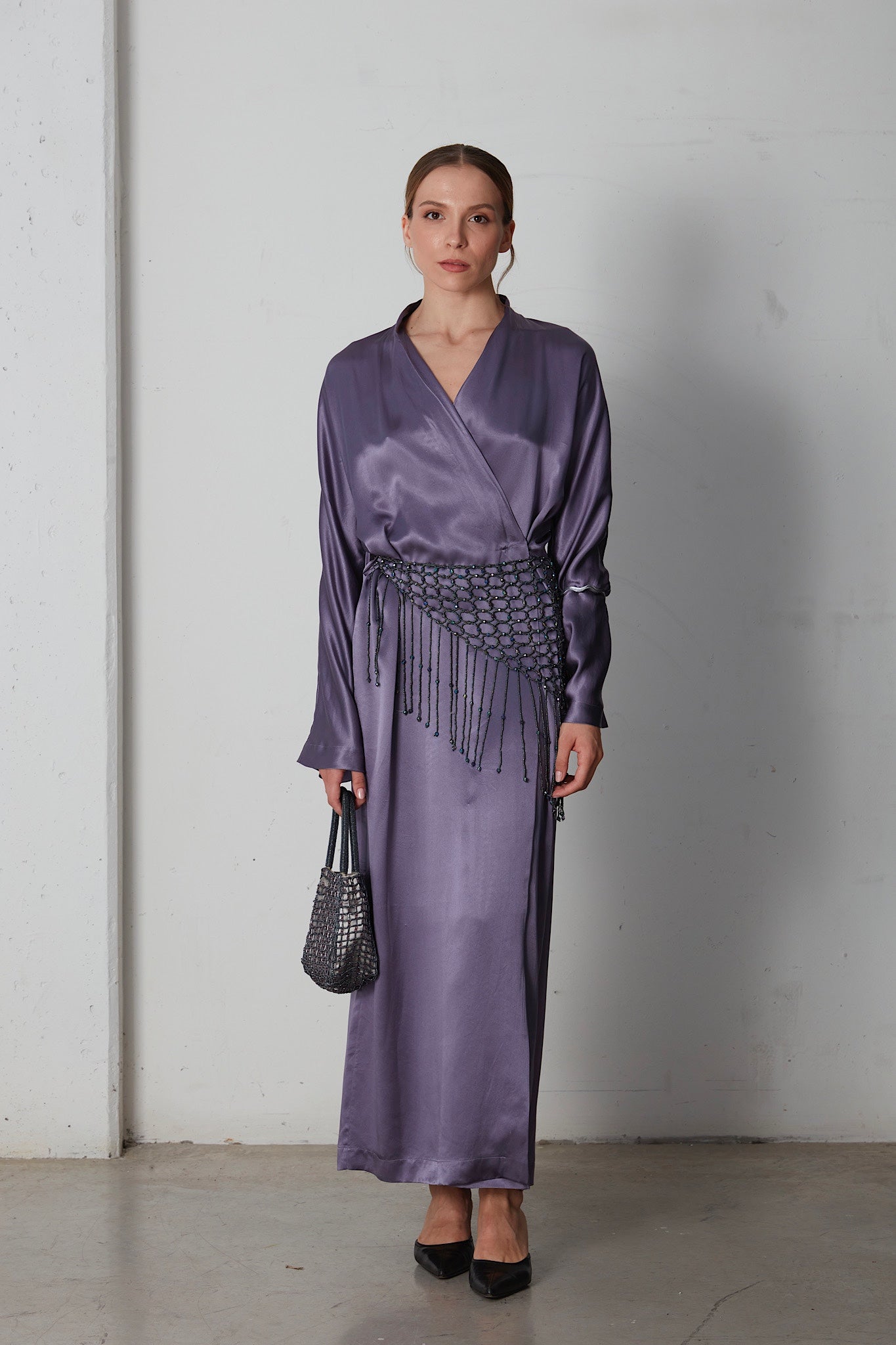 Vestaglia in raso di seta Malizia by La Perla