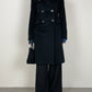 SPORTMAX Black wool coat