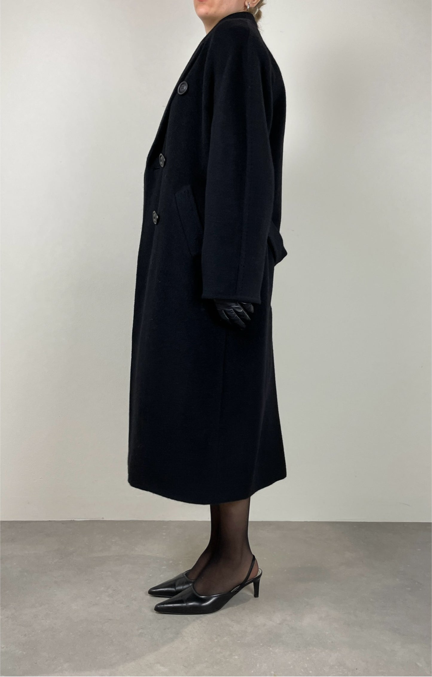 Alpaca and wool coat