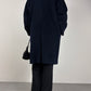 Max Mara cappotto in lana blu