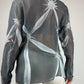 Camicia con motivi termopressati