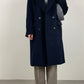 MANI by Giorgio Armani wool blue coat