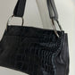 Maxi borsa in vera pelle stampa cocco