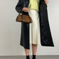 Trench vintage vera pelle nera