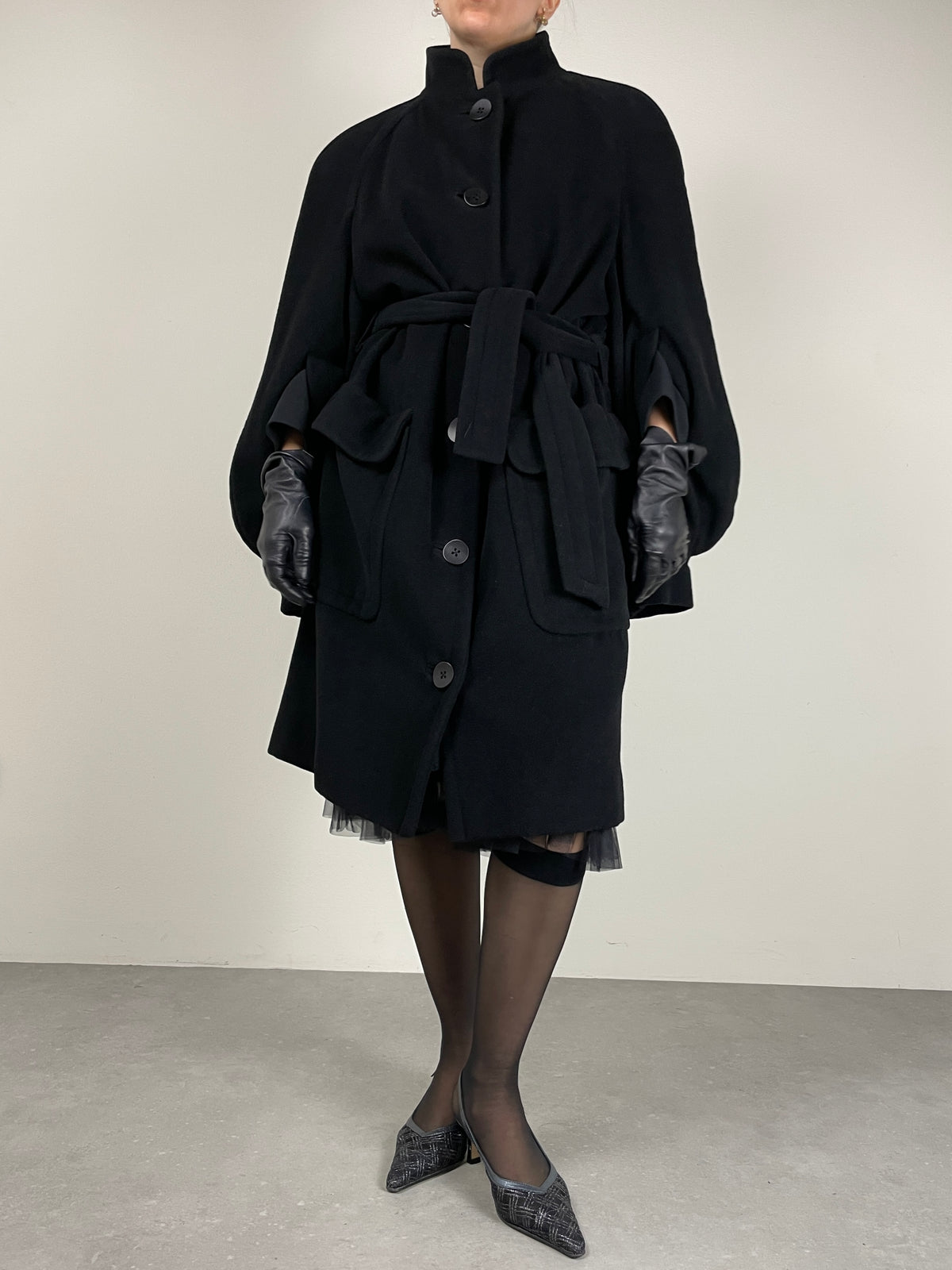 MOSCHINO COUTURE cappotto in lana e cashmere