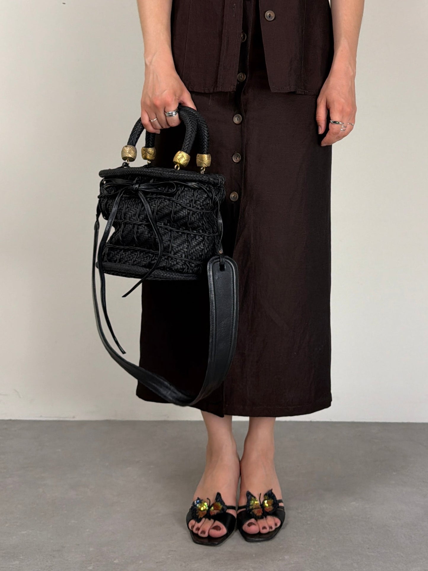 Borsa a secchiello vintage